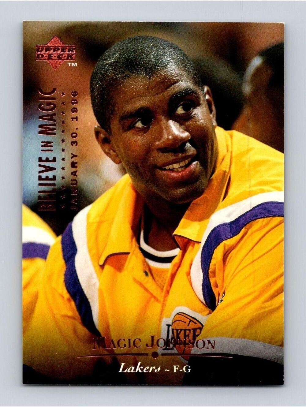 1995-96 Upper Deck #237 Magic Johnson Basketball Card